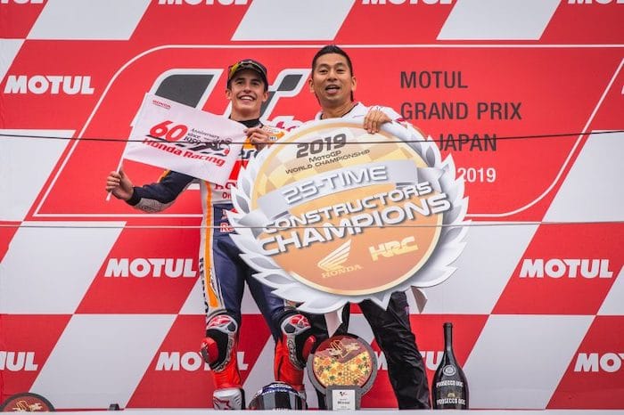 Repsol Honda wereldkampioen MotoGP 2019
