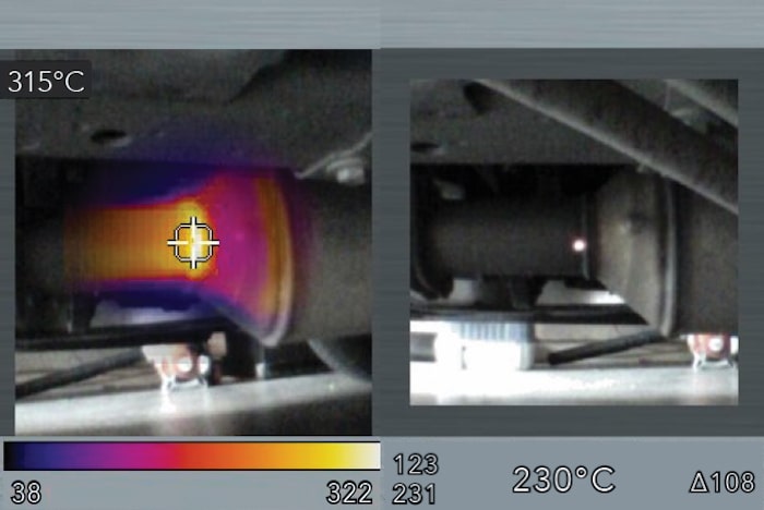 Snap-on Tools thermische en lasermode warmtebeeldcamera