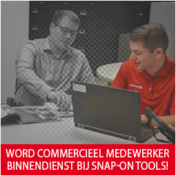 Word Commercieel Medewerker Binnendienst bij Snap-on Tools Benelux social