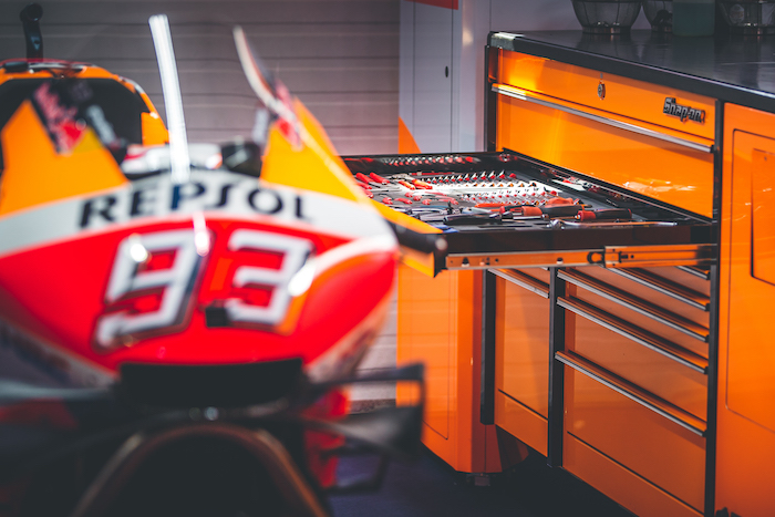 Nieuwe sponsordeal Repsol Honda MotoGP en Snap-on Tools