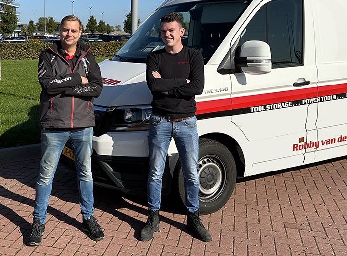 Sytse Kroes en Robby van der Molen Snap-on franchisenemers Friesland