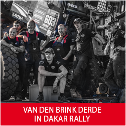 Van den Brink derde in Dakar Rally