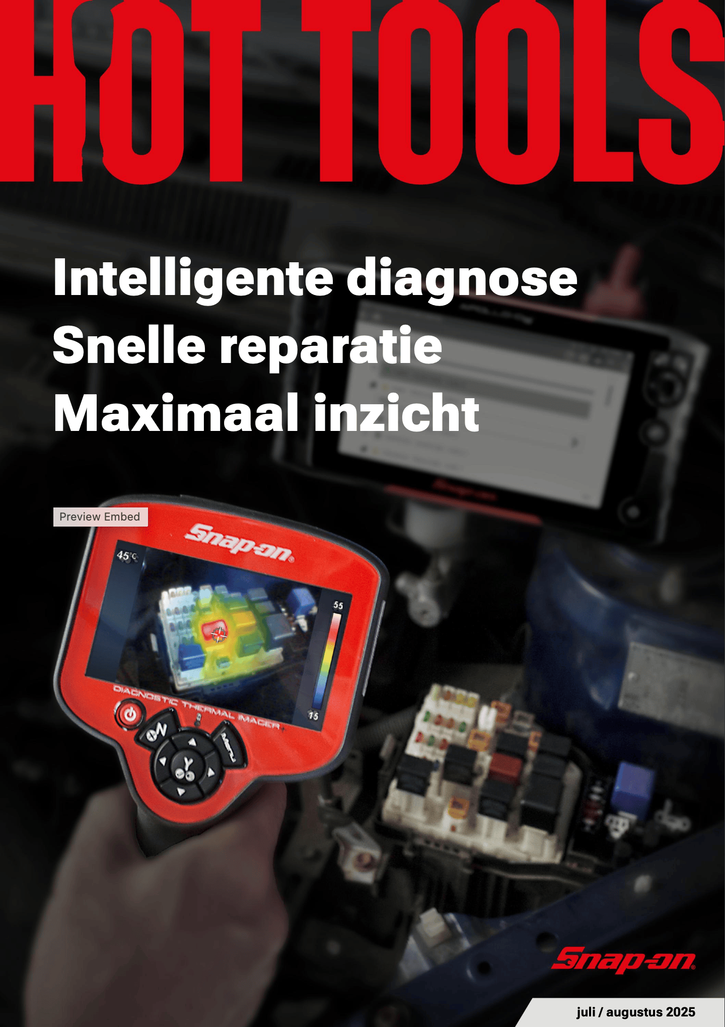 Snap-on Hot Tools juli augustus 2025