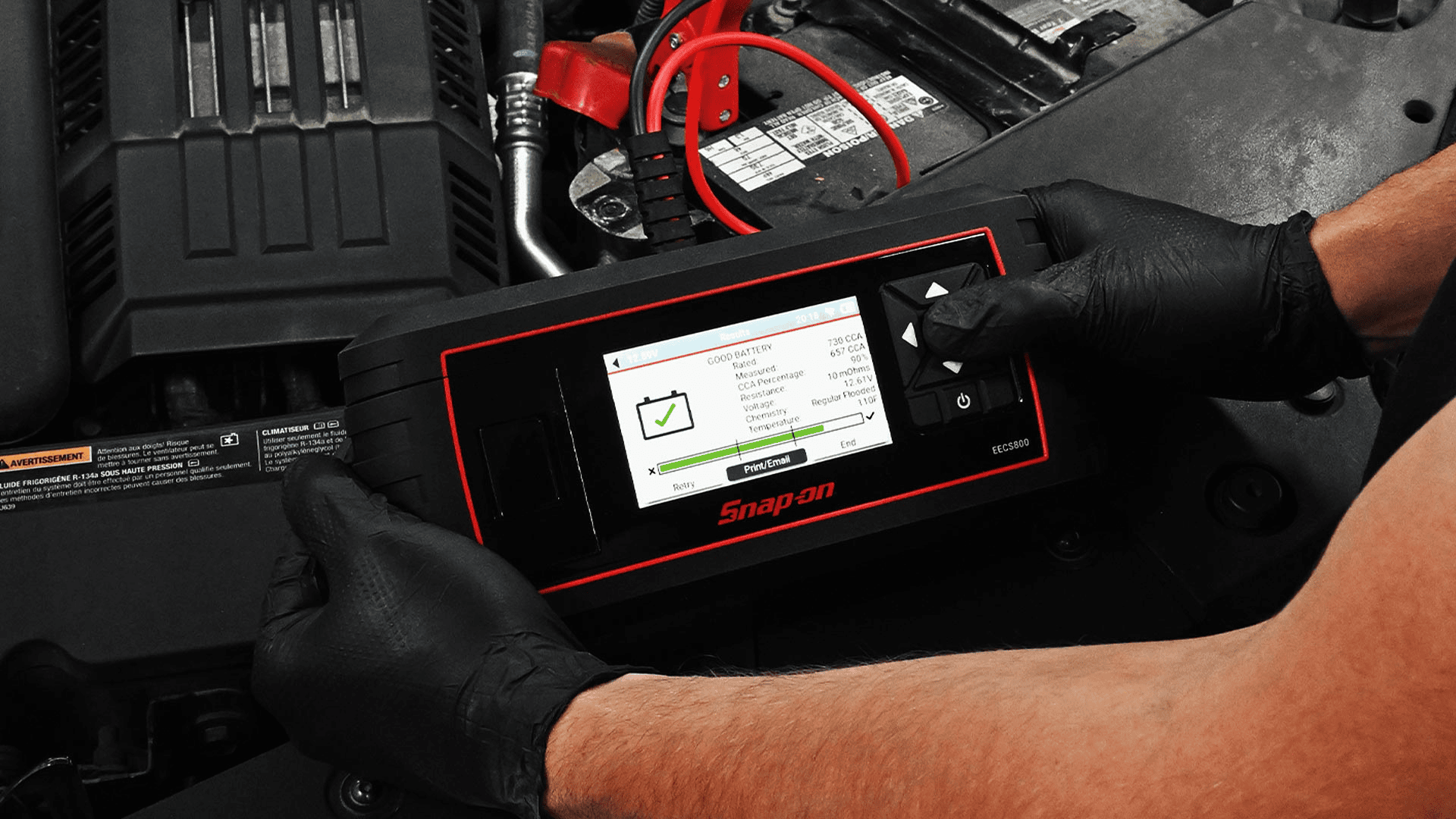 Snap-on EECS800 Geavanceerde automotive accutester mét maximale flexibiliteit