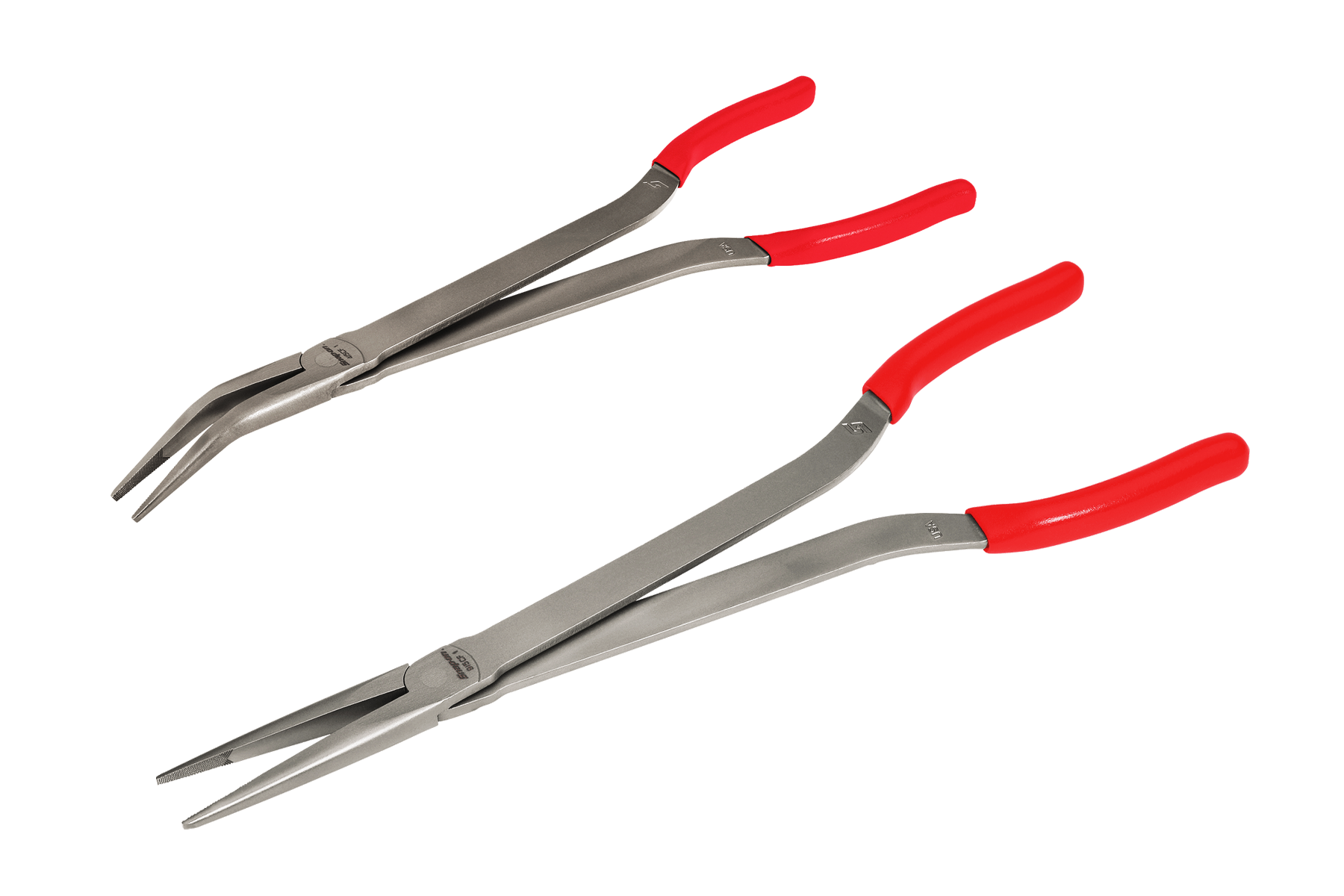 Snap-on punttang met extra lang handvat