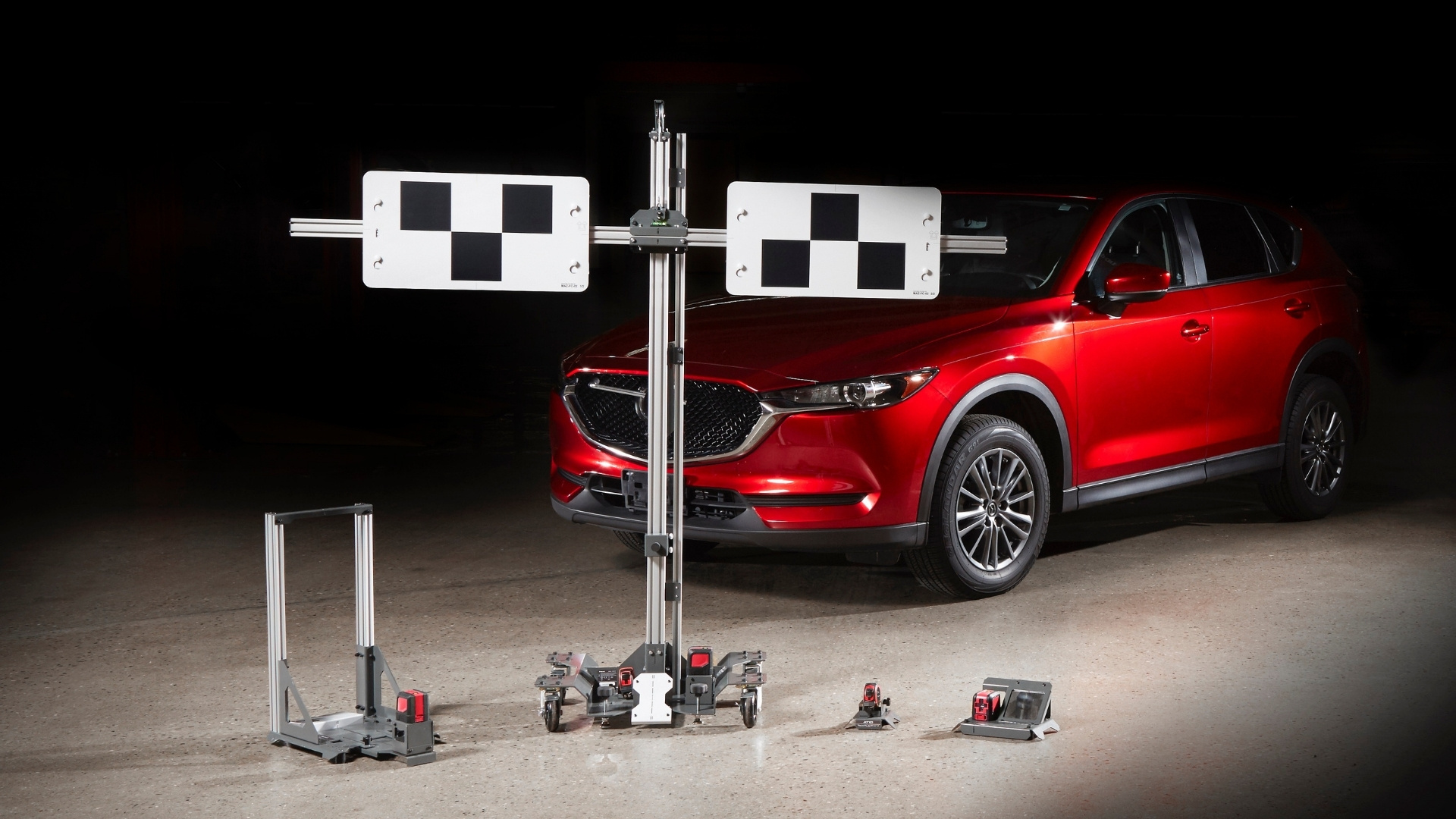 Recalibrate ADAS front camera with Snap-on diagnostic testers